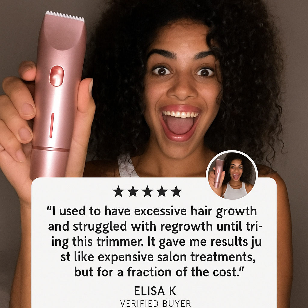 GlowGlyde™ - 2 in 1 Painless Hair Trimmer