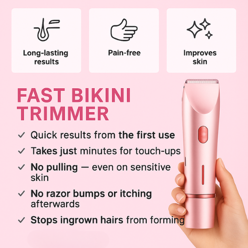 GlowGlyde™ - 2 in 1 Painless Hair Trimmer